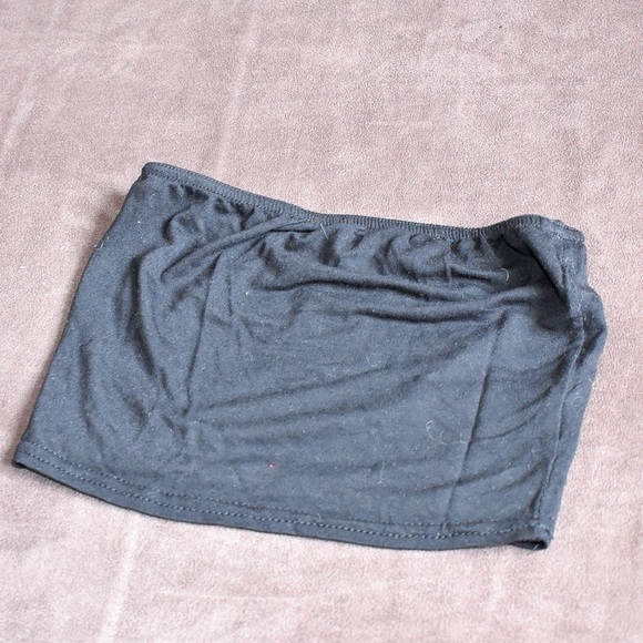 BOOHOO Black Bandeau Top - Picture 2 of 2